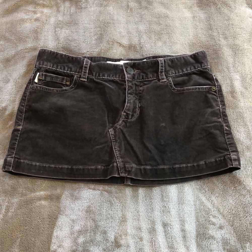 {Hollister} corduroy skirt